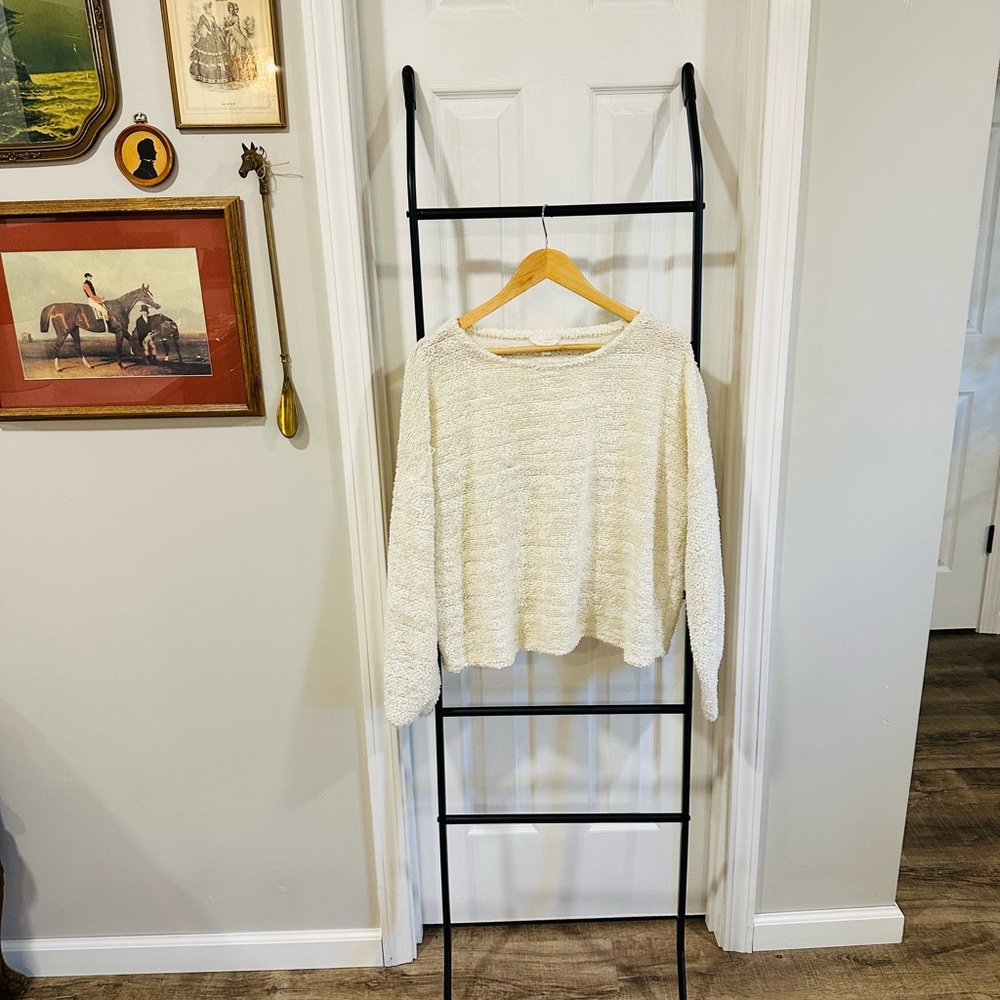 Lauren Conrad Soft White Sweater